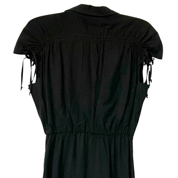 Maeve Black Carlotta Ruched Shirt Dress Size XS - Picture 6 of 11